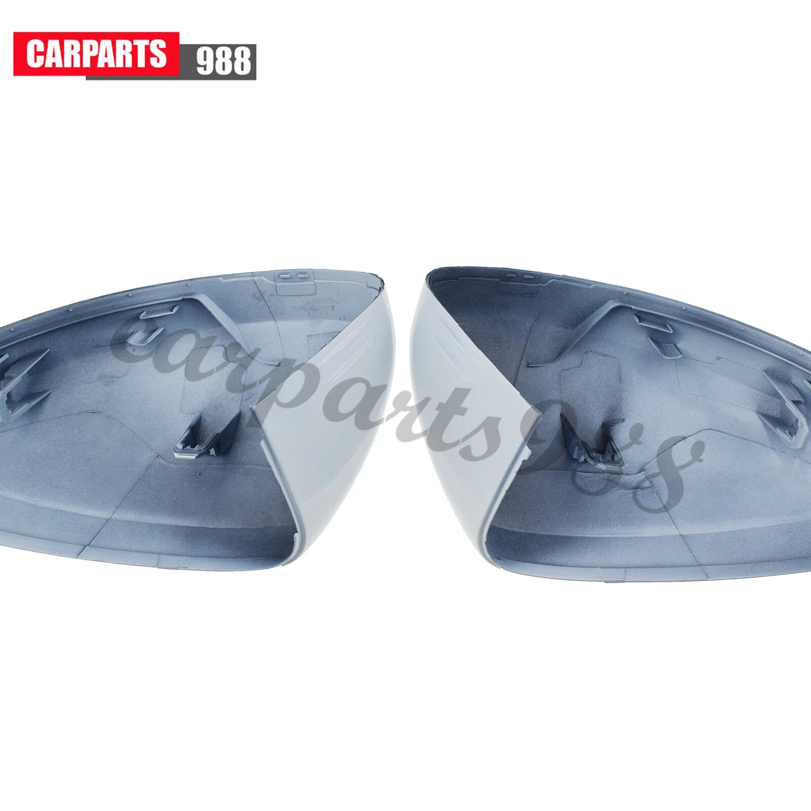 Left Right Side Rear View Mirror Cover White For VW Tiguan 2018 2019 2020-2022 6B93BC-57