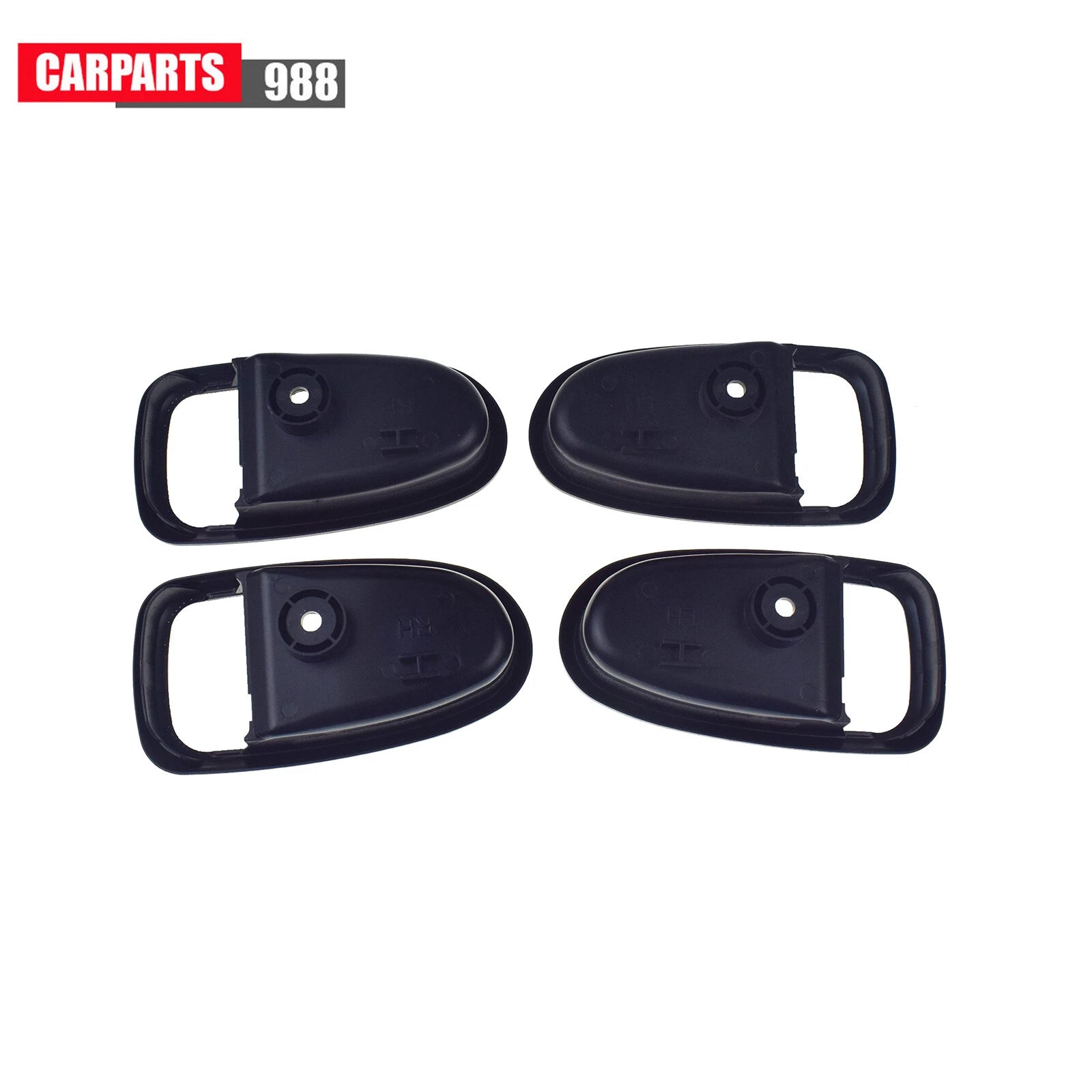 8Pcs For Hyundai Elantra Black Interior Door Handle & Cover Bezel Front Rear 6B93BC-57