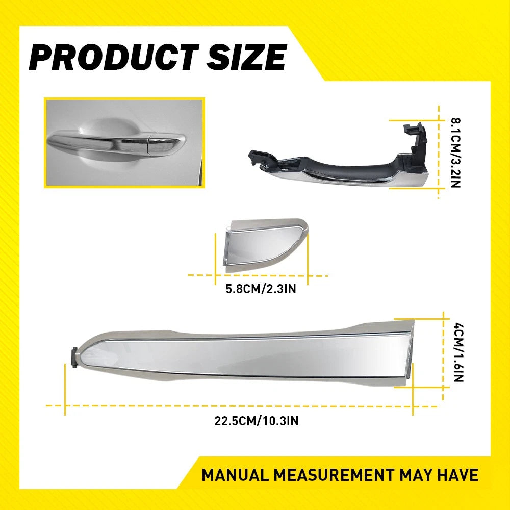 Rear Left Driver Exterior Outside Door Handle For 2016 17-2021 Hyundai Tucson EA 6B93BC-57