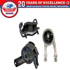 Fits 2005-2006 Honda Odyssey 3.5L VTEC Engine Motor & Trans Mount Set 3PCS : 6B93BC-57