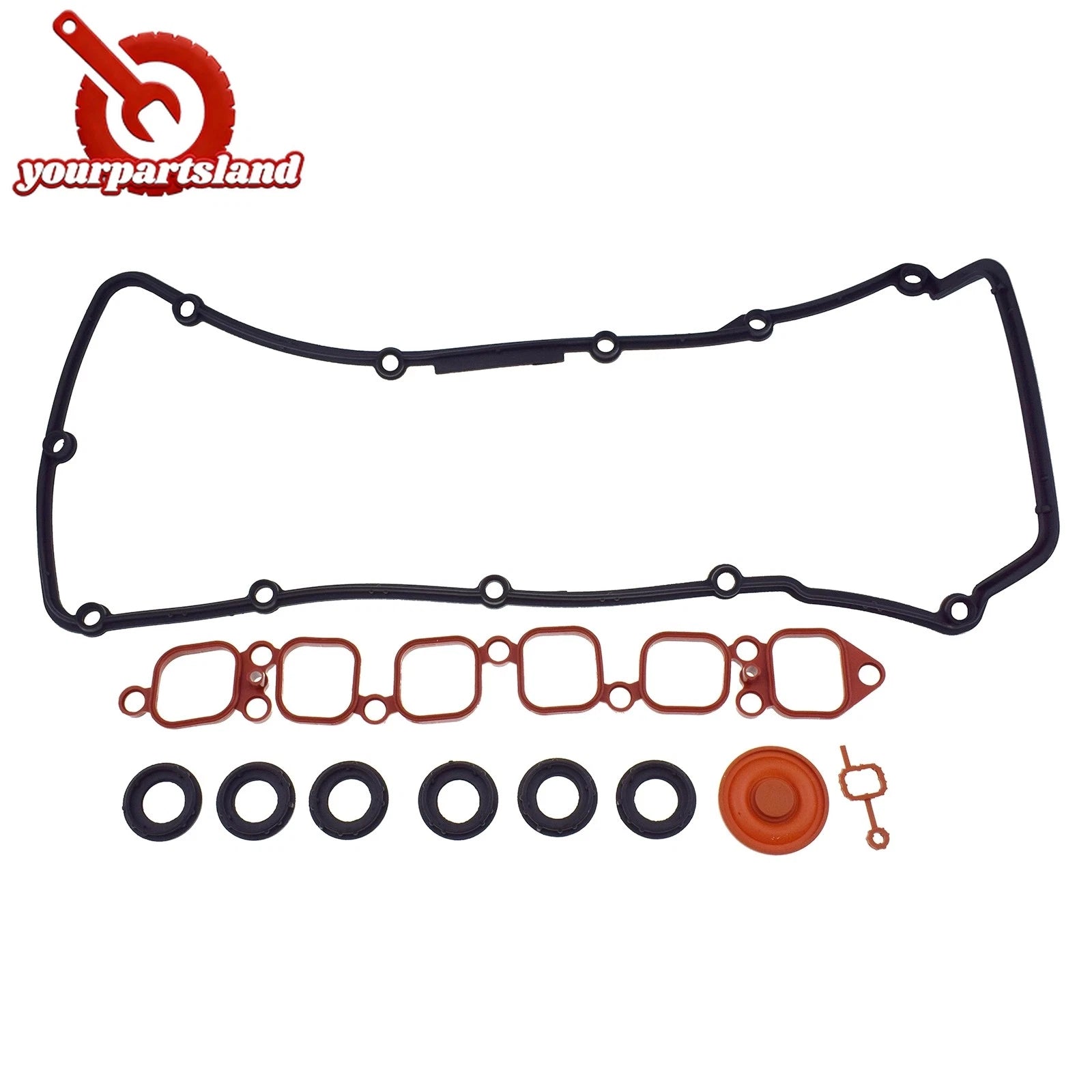 For VW R32 EOS AUDI A3 TT 3.2L PCV Engine Valve Cover & Intake Manifold Gasket 6B93BC-57