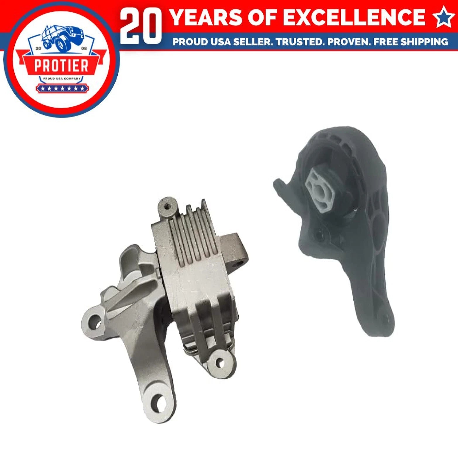 Fits 16-18 Buick Envision 2.0L AUTO/ 17-20 2.5L AUTO Transmission Mount 2PCS 6B93BC-57