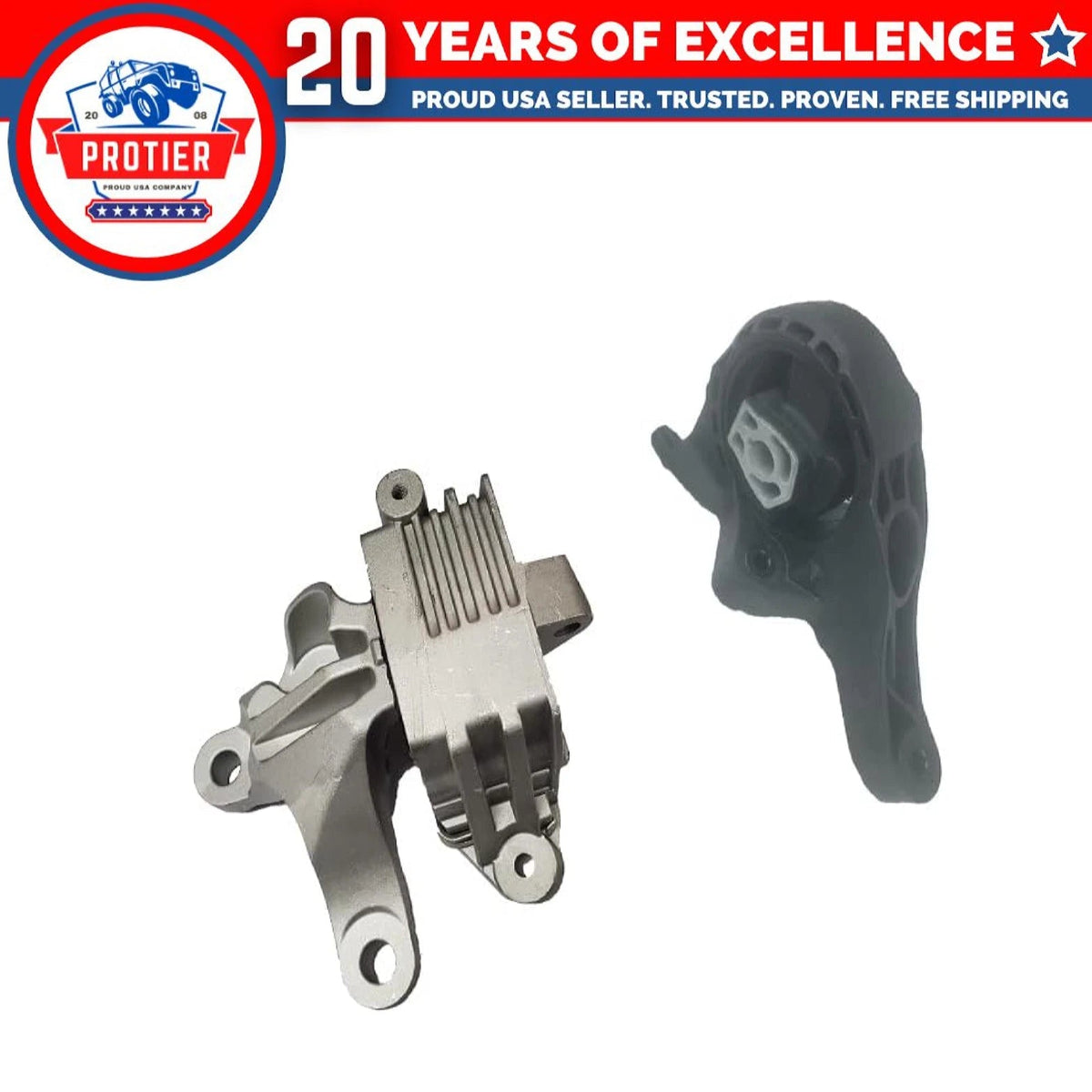 Fits 16-18 Buick Envision 2.0L AUTO/ 17-20 2.5L AUTO Transmission Mount 2PCS 6B93BC-57