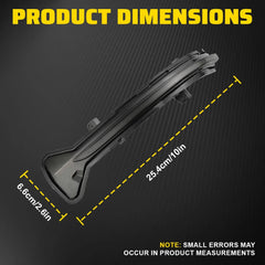 For BMW 5 Series G30 G31 2017-23 LED Side Mirror Sequential Turn Signal Lights A 6B93BC-57