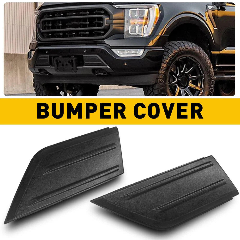 Front Bumper Guard Insert Pad End Cap Cover LH &RH for 2021-2023 Ford F150 F-150 6B93BC-57