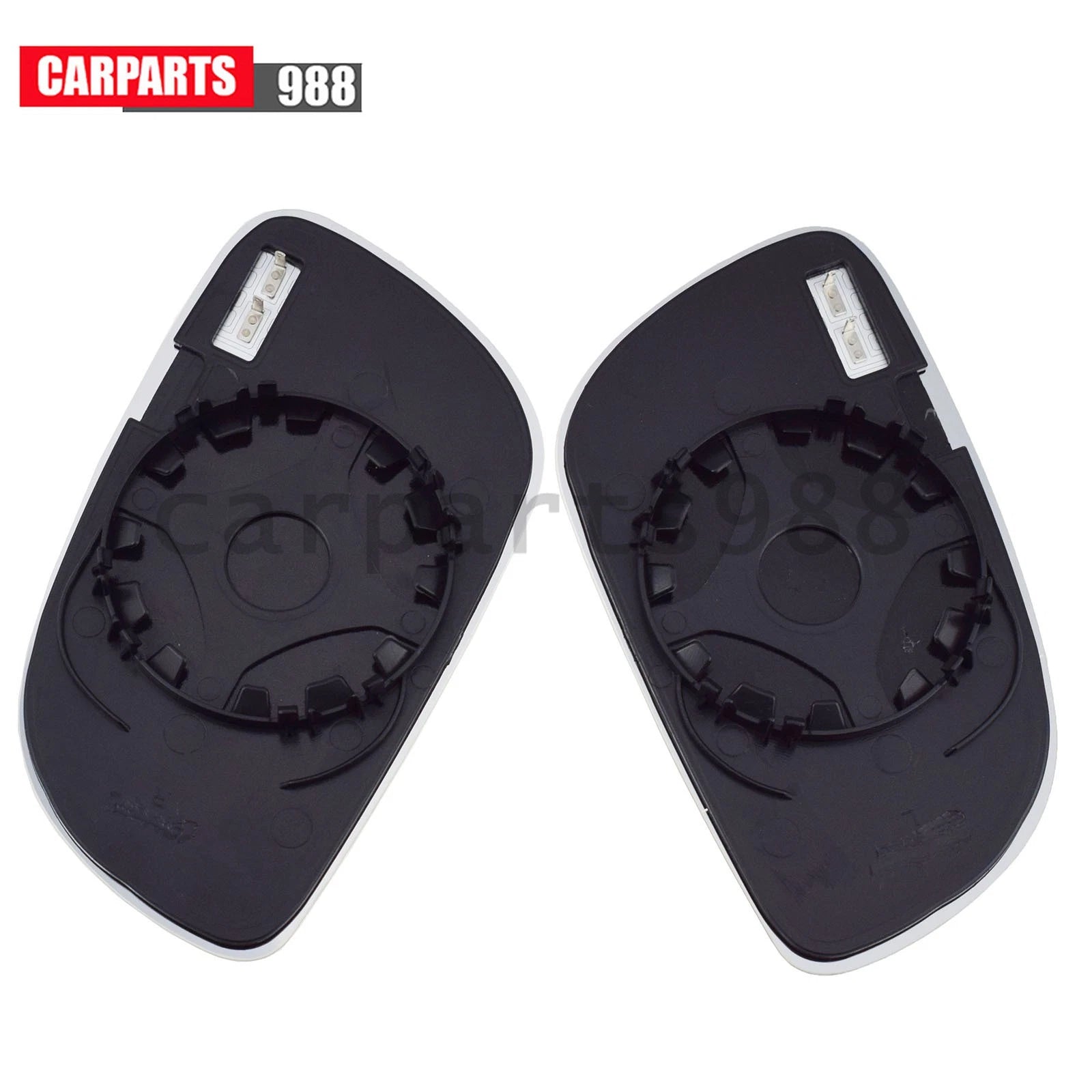 2Pcs Left Right Rearview Mirror Glass Heated For VW Touran 2006-2008 1T0857521D 6B93BC-57