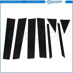 8pcs Piano Black Pillar Posts Door Trim Cover Kit Fit For 2013-19 Nissan Sentra 6B93BC-57