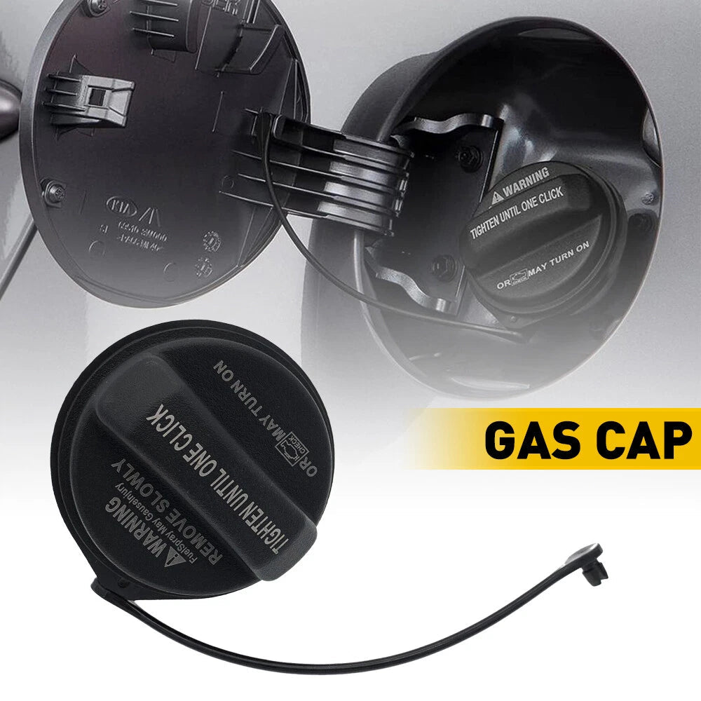 1 Fuel Gas Tank Filler Cap Cover Black For Hyundai Kia 2006-2020 Car Accessories 6B93BC-57