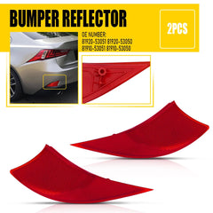 2X Rear Bumper Reflector Light Lamp LH RH For 2014-20 Lexus IS250 IS350 IS300 EA 6B93BC-57