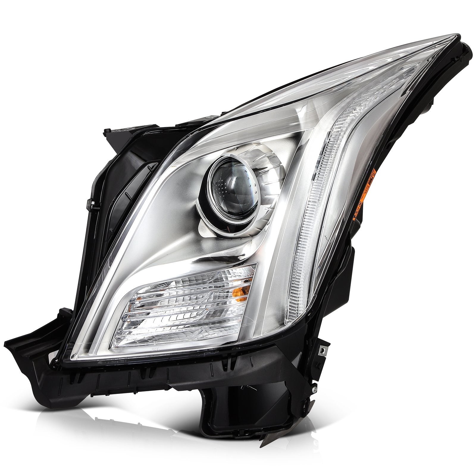 Driver Left Side HID Headlight Assembly For 2013-2017 Cadillac XTS 3.6L Chrome 6B93BC-57