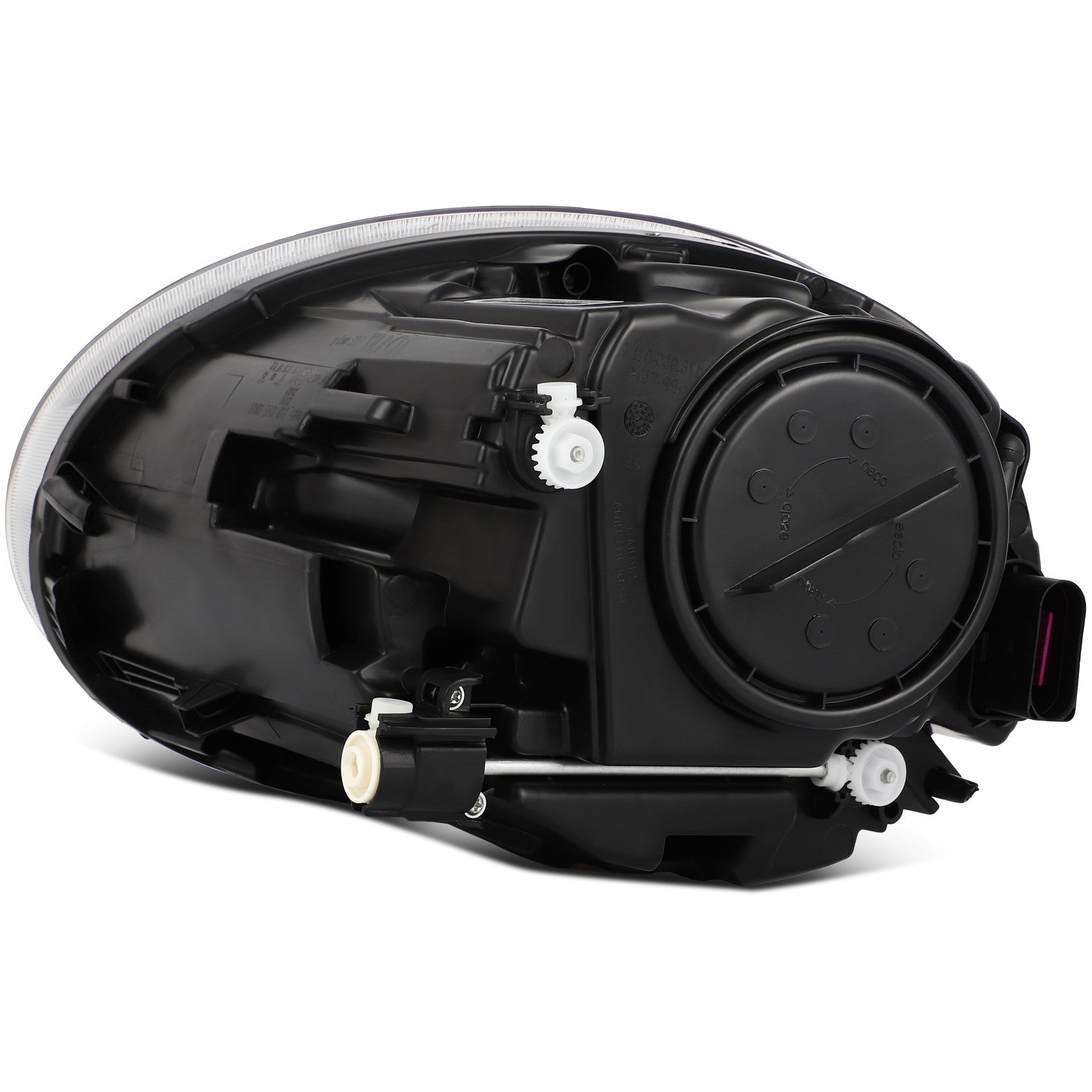 ECCPP Headlights Assembly For Volkswagen Beetle 1.8L 2.0L 2012-2019 Pair Black 6B93BC-57