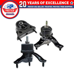 Fits 2001-2003 Toyota Highlander 2.4L Front Front RT Motor & Trans Mount 3pcs : 6B93BC-57