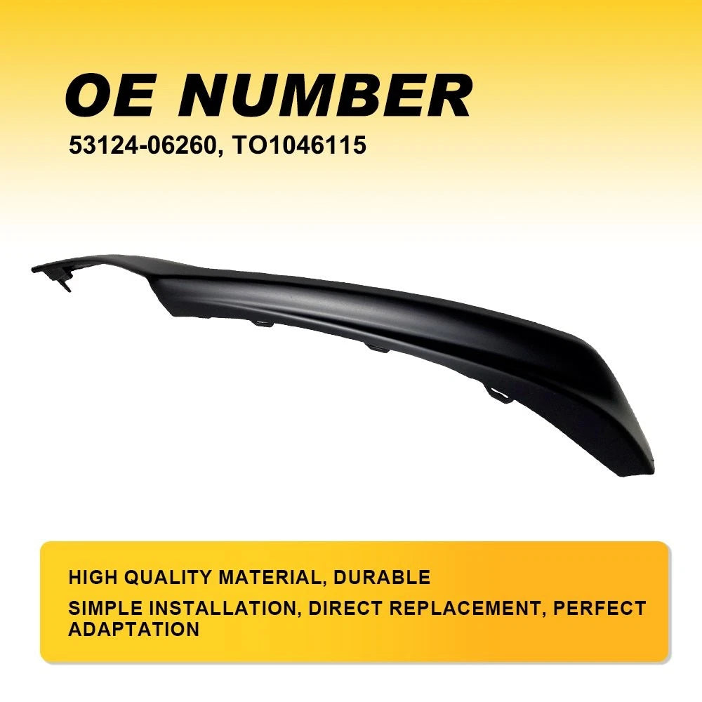 Fits 2021 2022-2023 Toyota Camry XSE SE Front Bumper Side Trim Left Driver EOA 6B93BC-57