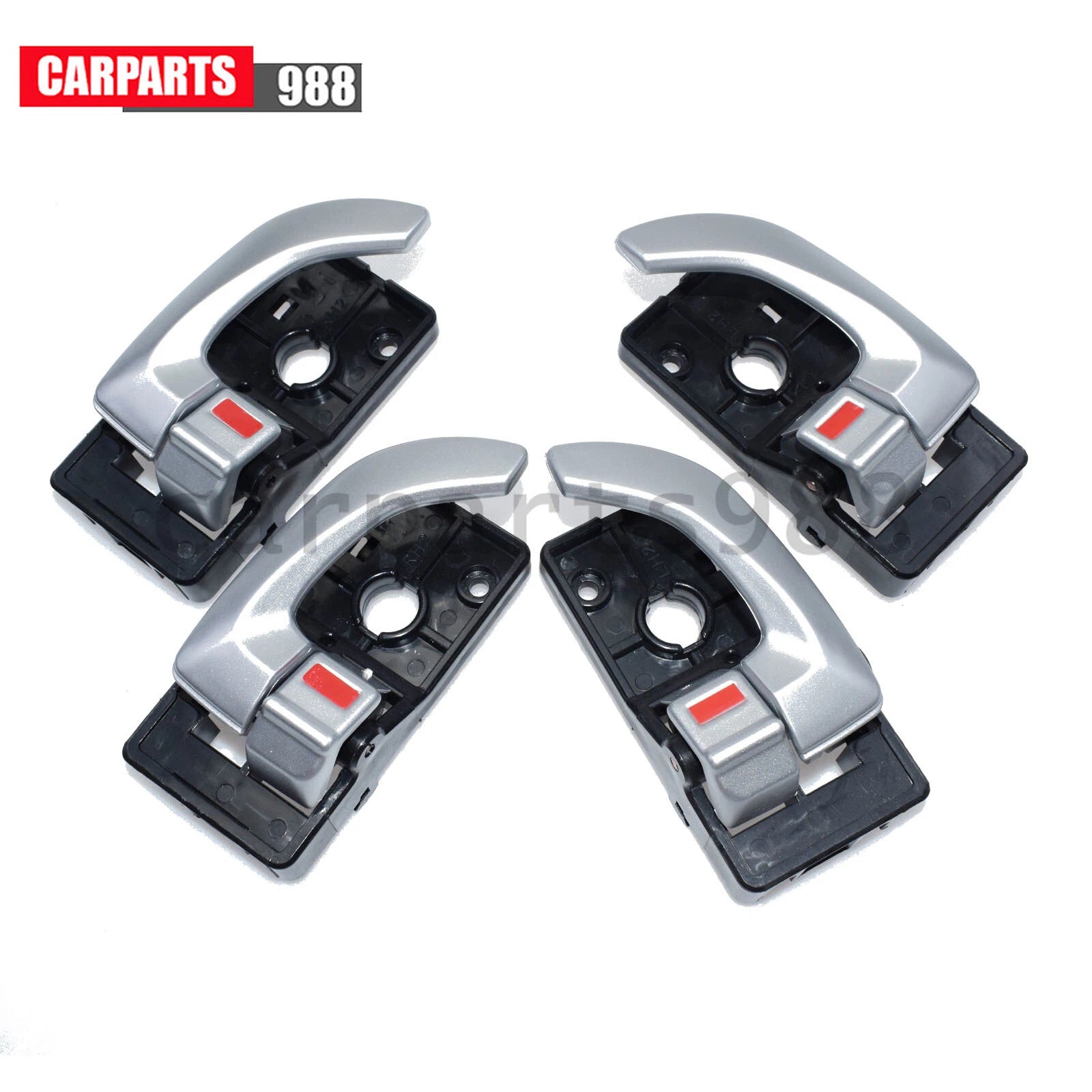 Interior Chrome Door Handle Front Rear LH RH For 05-09 Hyundai Tucson 826102E000 6B93BC-57