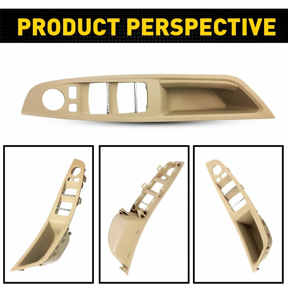 For BMW 520i 528i 535i Driver Door Left Side Pull Handle Trim Cover 51417225875 6B93BC-57