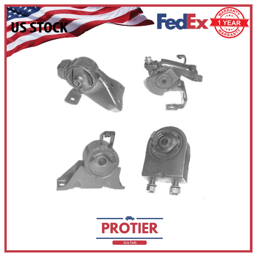 Motor & Trans Mount Set 4PCS for 1999-2001 Mazda Protege 1.6L for Manual Trans 6B93BC-57