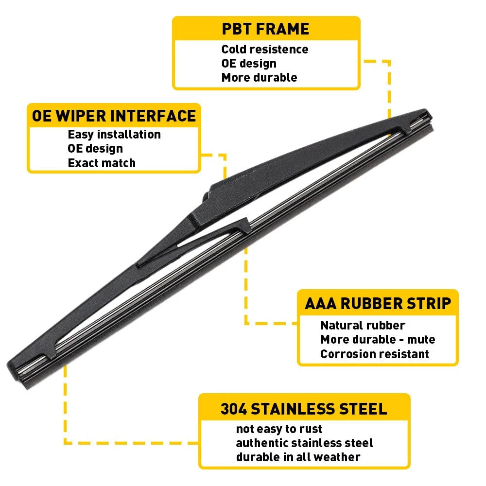 FOR KIA SOUL 2010-2019 Rear Window Wiper Replace Arm+Blade 98811-2K001 EOA 6B93BC-57