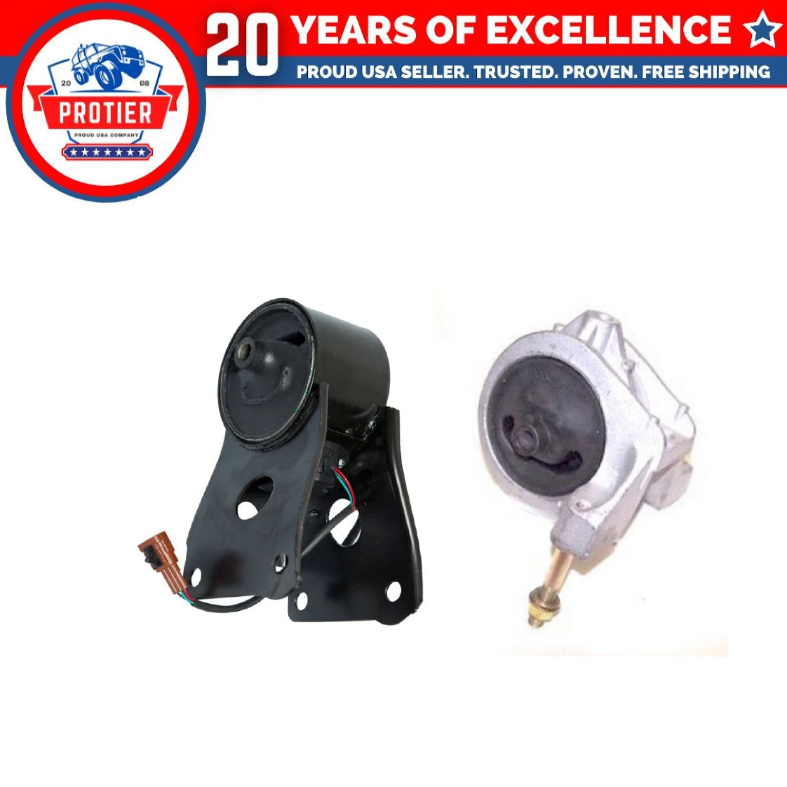Front Engine Motor Mount Set for 2000 - 2004 Infiniti I30 3.0L / I35 3.5L 2PCS 6B93BC-57