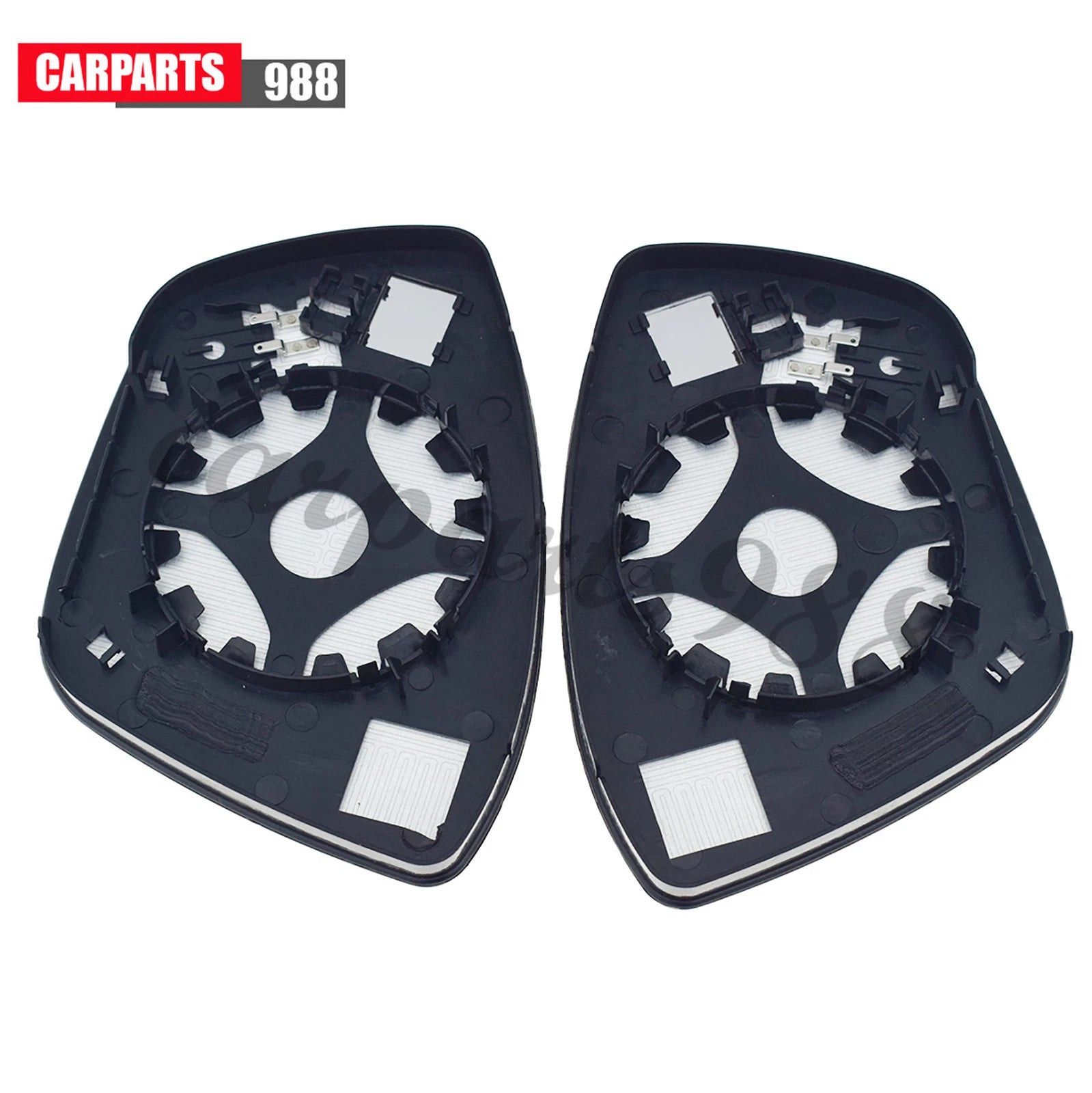 2Pcs Left Right Side Wing Mirror Glass Heated For 2012-2019 Peugeot 208 / 2008 6B93BC-57