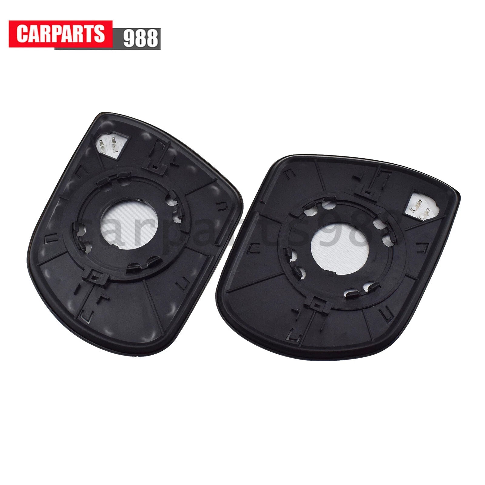 Pair Left Right Side Mirror Glass Heated For 2007-12 Hyundai Veracruz 876113J000 6B93BC-57