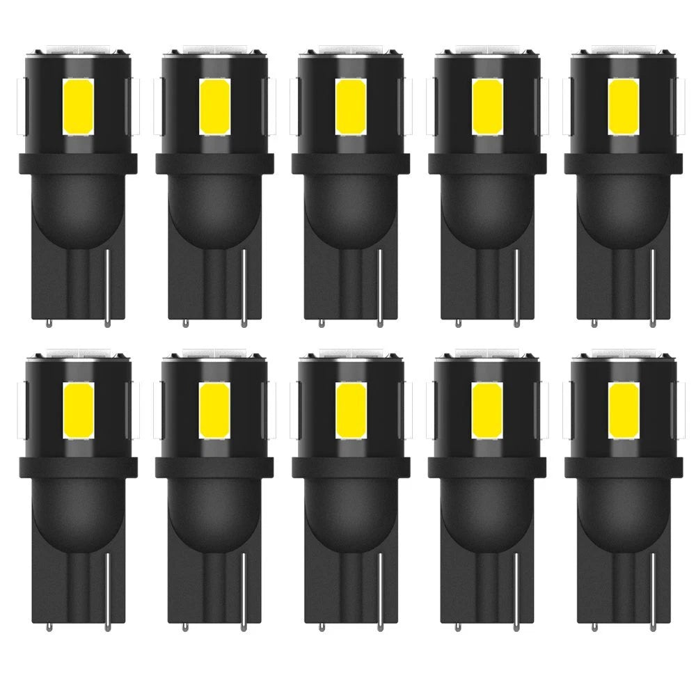 20pcs White T10 194 LED 168 Bulbs Instrument Gauge Cluster Dash Light For Honda 6B93BC-57