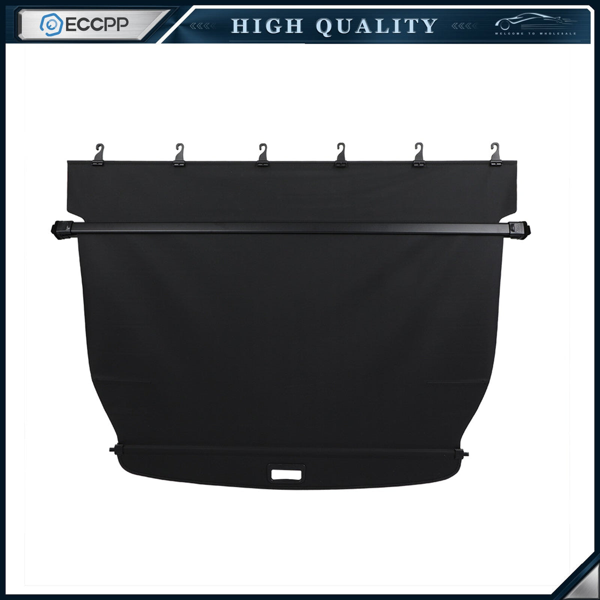 ECCPP Retractable Rear Trunk Cargo Cover Shield Shade For 2006-2013 Volvo XC90 ECCPP