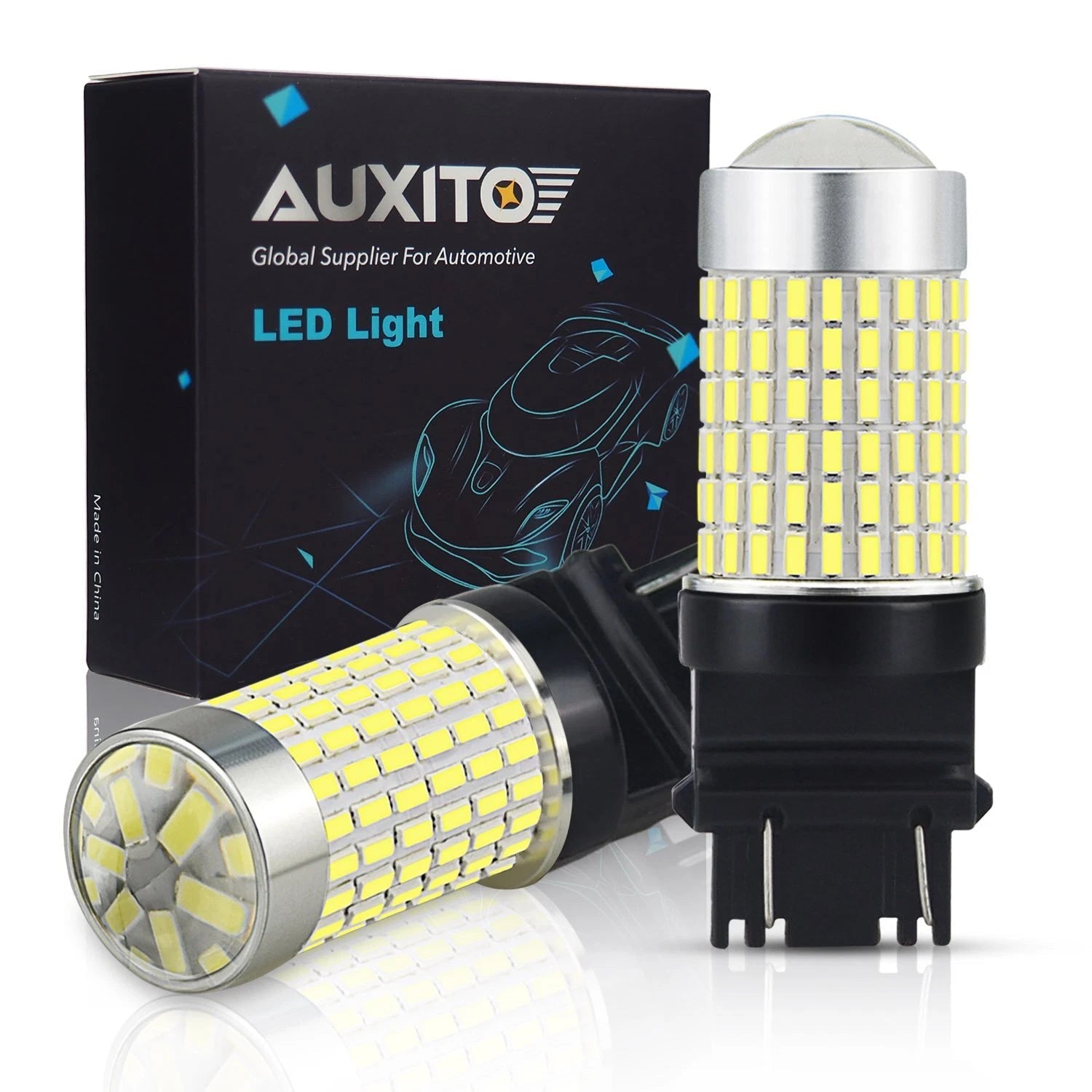 2X 3157 4057 Back up Reverse Light 3156 White LED Bulbs for Ford Crown Victoria 6B93BC-57