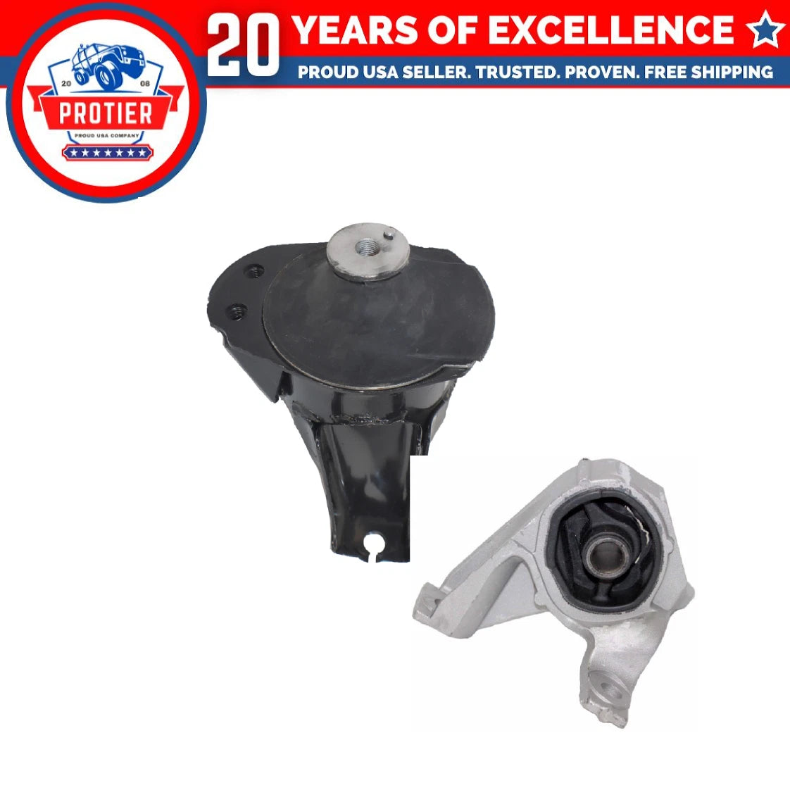 Front & Front Right Engine Motor Mount Fit 2006-2011 Honda Civic 2.0L-L4 6B93BC-57