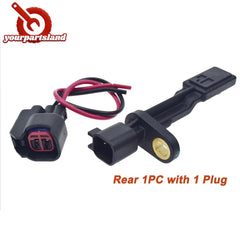 Wheel Speed Sensor W/ Plug Rear Right Left For Jeep Wrangler JK Liberty Dodge 6B93BC-57