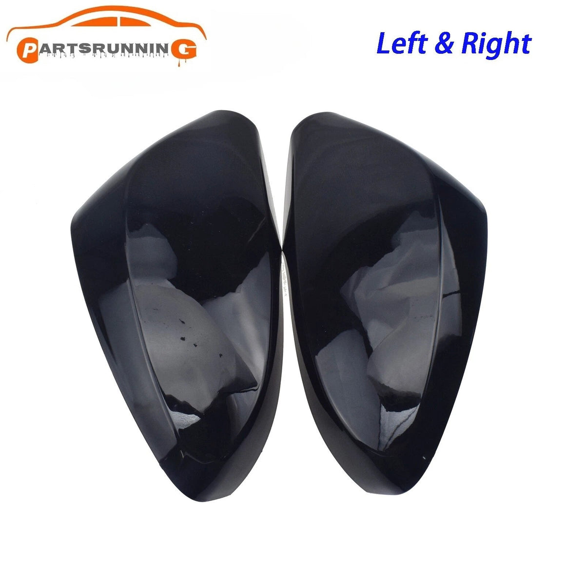 Pair Side View Mirror Covers For Hyundai 2011-2016 Elantra 876163X000 876263X000 6B93BC-57