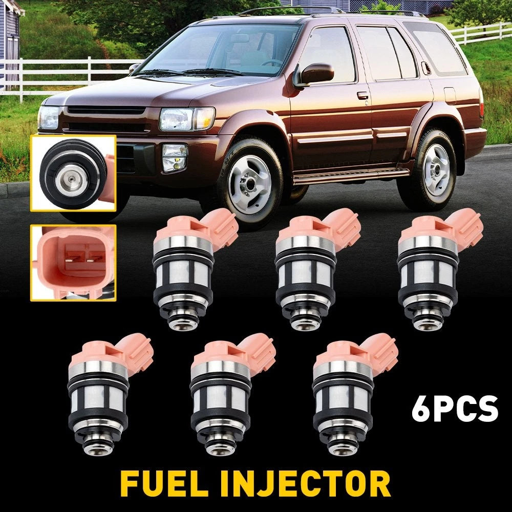 6Pcs/set Fuel Injectors for Nissan 1996-2004 Frontier Pathfinder Xterra USA 3.3L 6B93BC-57