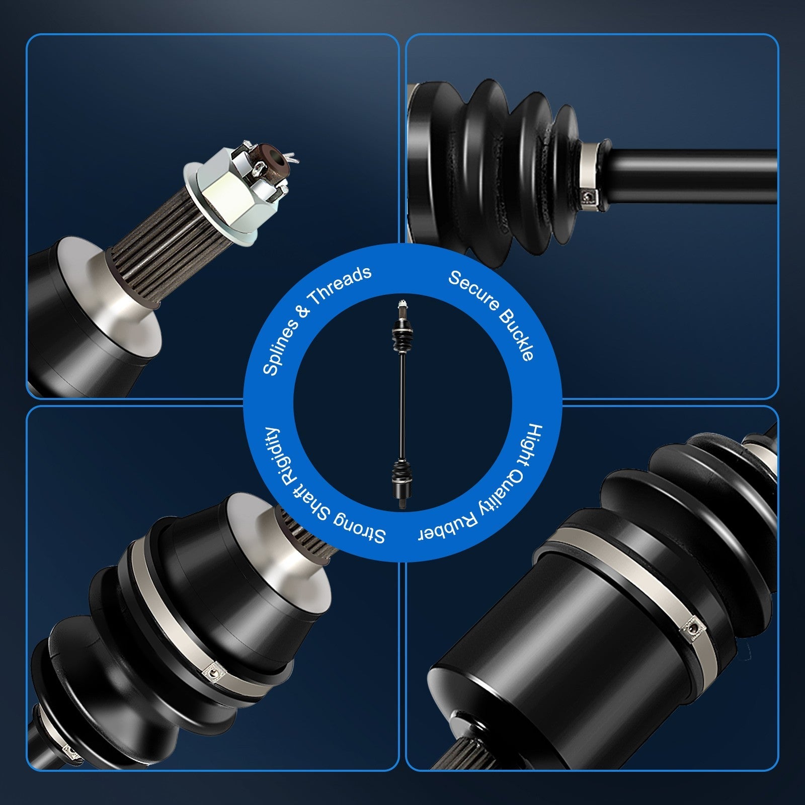 ECCPP CV Joint Axle Fits 2013 Polaris RZR XP 900 LE Front Left/Right ECCPP