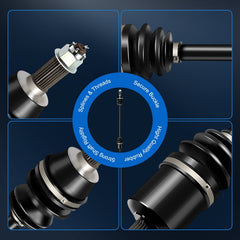 ECCPP CV Joint Axle Fits 2013 Polaris RZR XP 900 LE Front Left/Right ECCPP