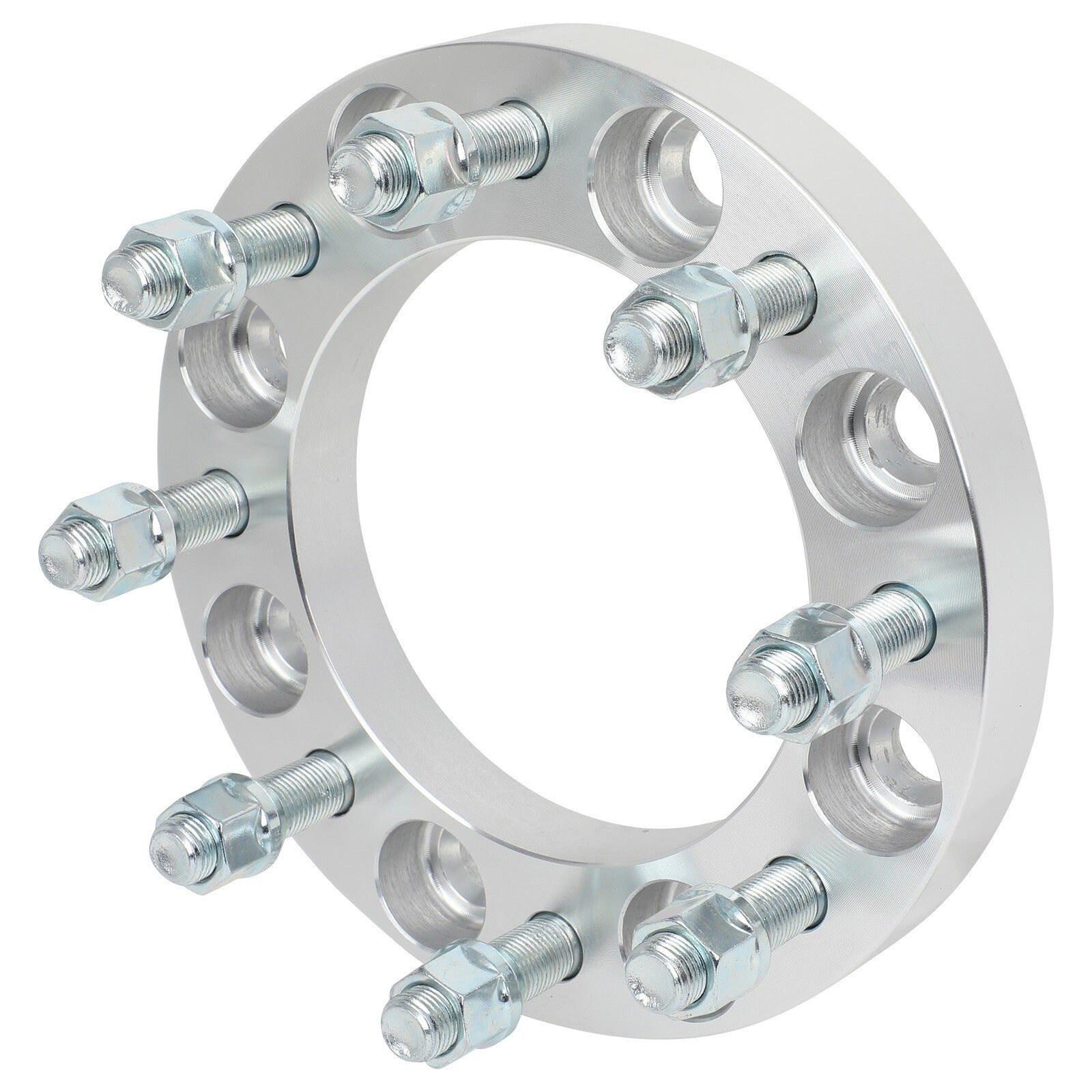 2 Pcs 1 inch 8x6.5 Wheel Spacers 9/16"x18 For Dodge Ram 2500 3500 Ford F-250 6B93BC-57