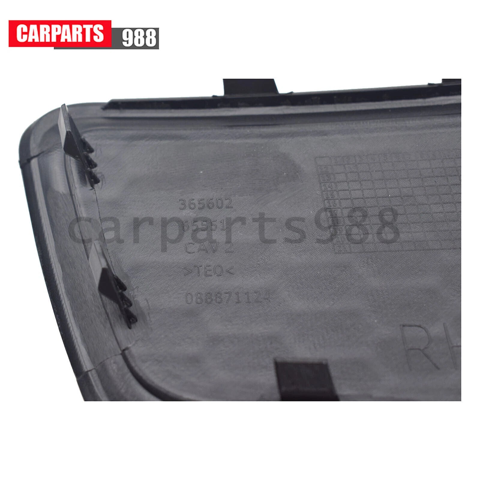 Right Front Lower Grille Tow Hook Bezel For 14-16 Jeep Grand Cherokee 68143099AC 6B93BC-57