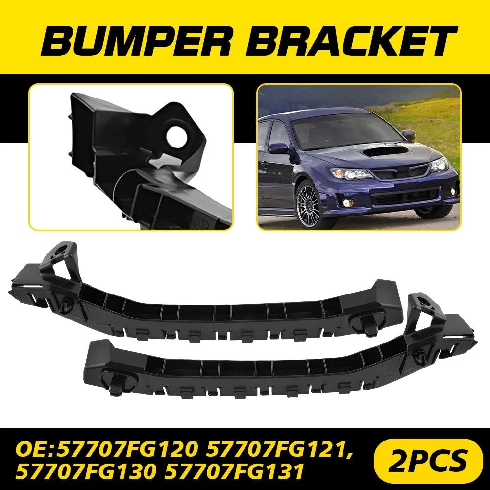 For 2008-2014 Subaru Impreza WRX STI Bumper Bracket Driver Passenger Side 2PCS A 6B93BC-57