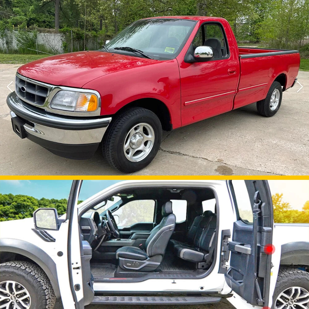 Rear Door Upper+Lower Side door Latch Release Cable for Ford F150 F250 97-04 EOA 6B93BC-57