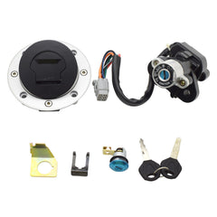 Ignition Switch Fuel Gas Tank Cap Lock Key Set Fit Suzuki GSXR600 750 1000 DL650