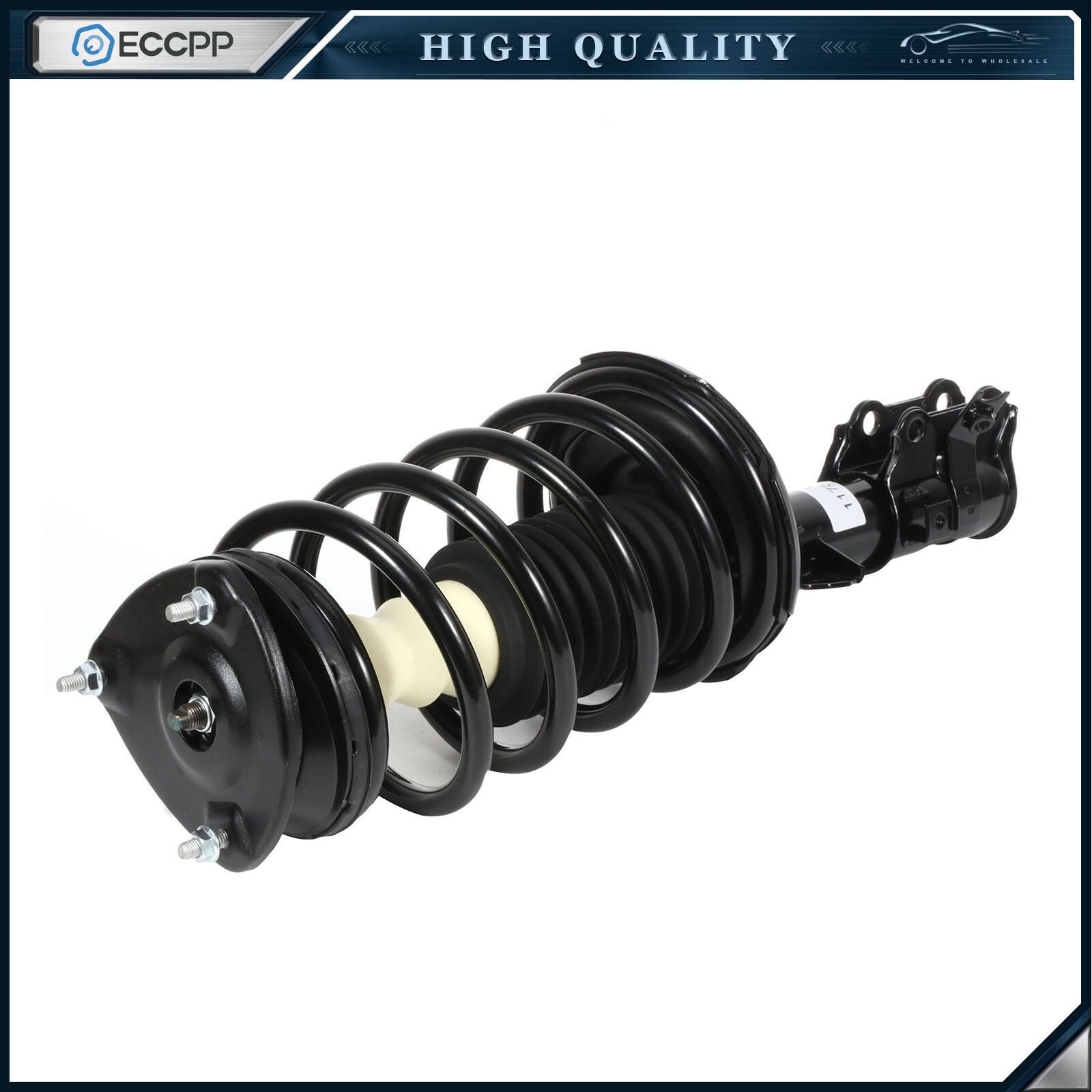 2 Front Struts Assembly & 2 Rear Shock Absorber For 06-11 Hyundai Accent/Kia Rio 6B93BC-57