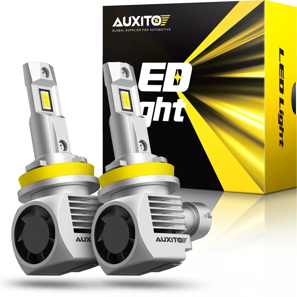 AUXITO LED Headlight Lamp H11 Low Beam Bulb Canbus Kit 24000LM White Bright Q16 AUXITO