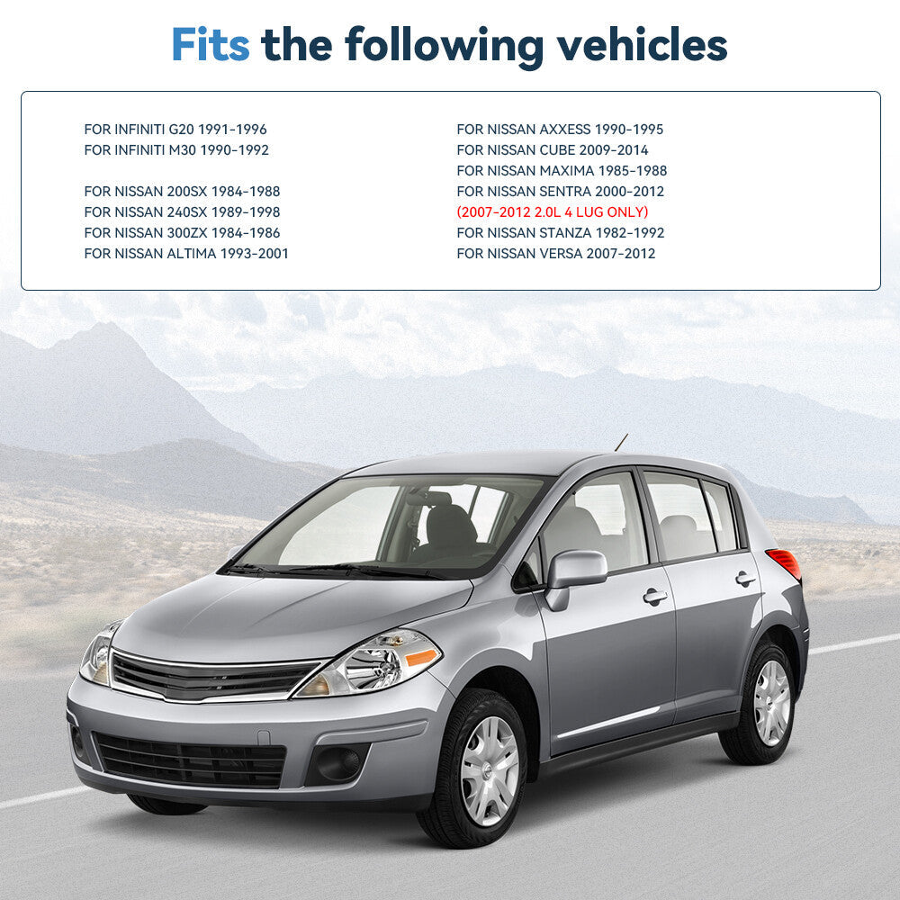 2 Pcs 1.5" 4x114.3 Hub Centric Wheel Spacers For Nissan Sentra Altima Cube Versa 6B93BC-57