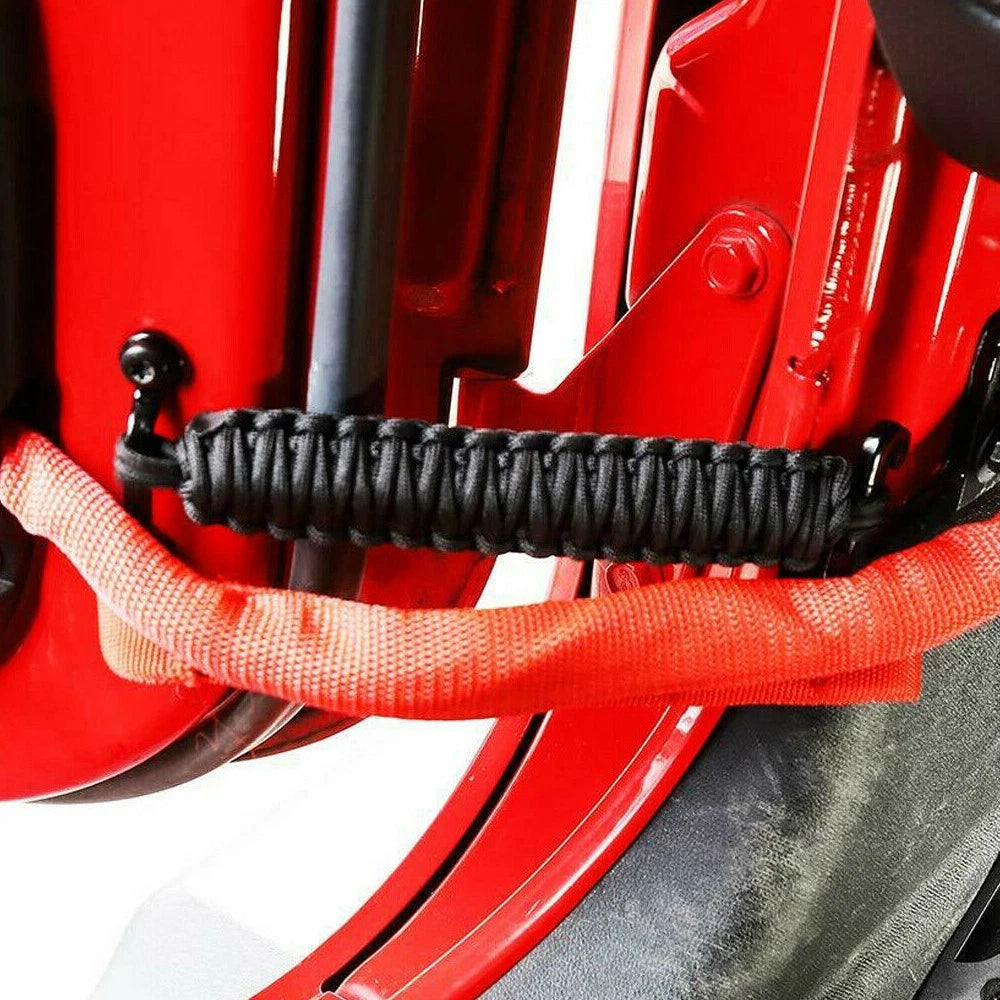 For Jeep Wrangler JK/YJ/TJ 1 Car Pair Door Limiting Straps Belt Set Accessories 6B93BC-57