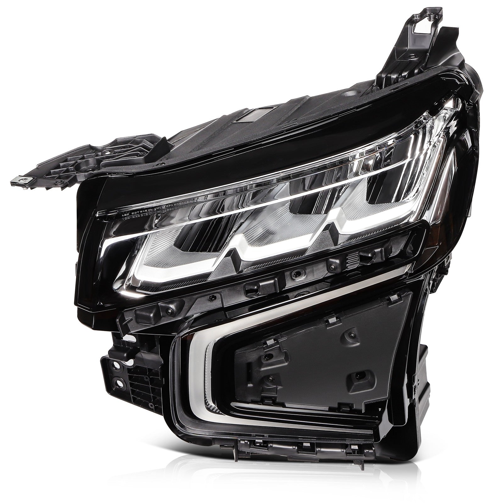 Left Side LED Headlight Assembly For 2021-2023 Chevrolet Suburban Tahoe Black 6B93BC-57