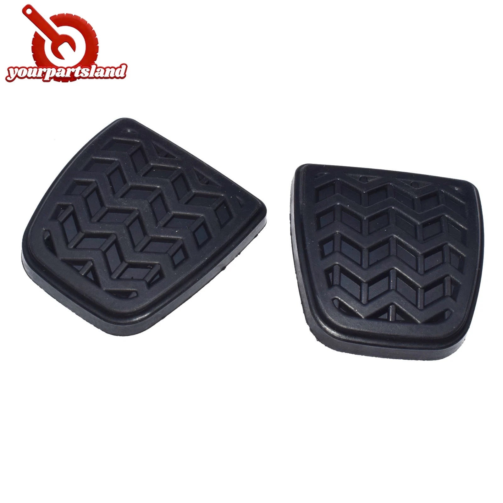 2PCS Clutch Brake Pedal Pad Rubber For Toyota Camry Hilux Vigo KUN 3132152010 6B93BC-57