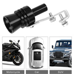 Universal Exhaust Turbo Muffler Pipe Sound Whistle Car Oversized Roar Maker XL 6B93BC-57