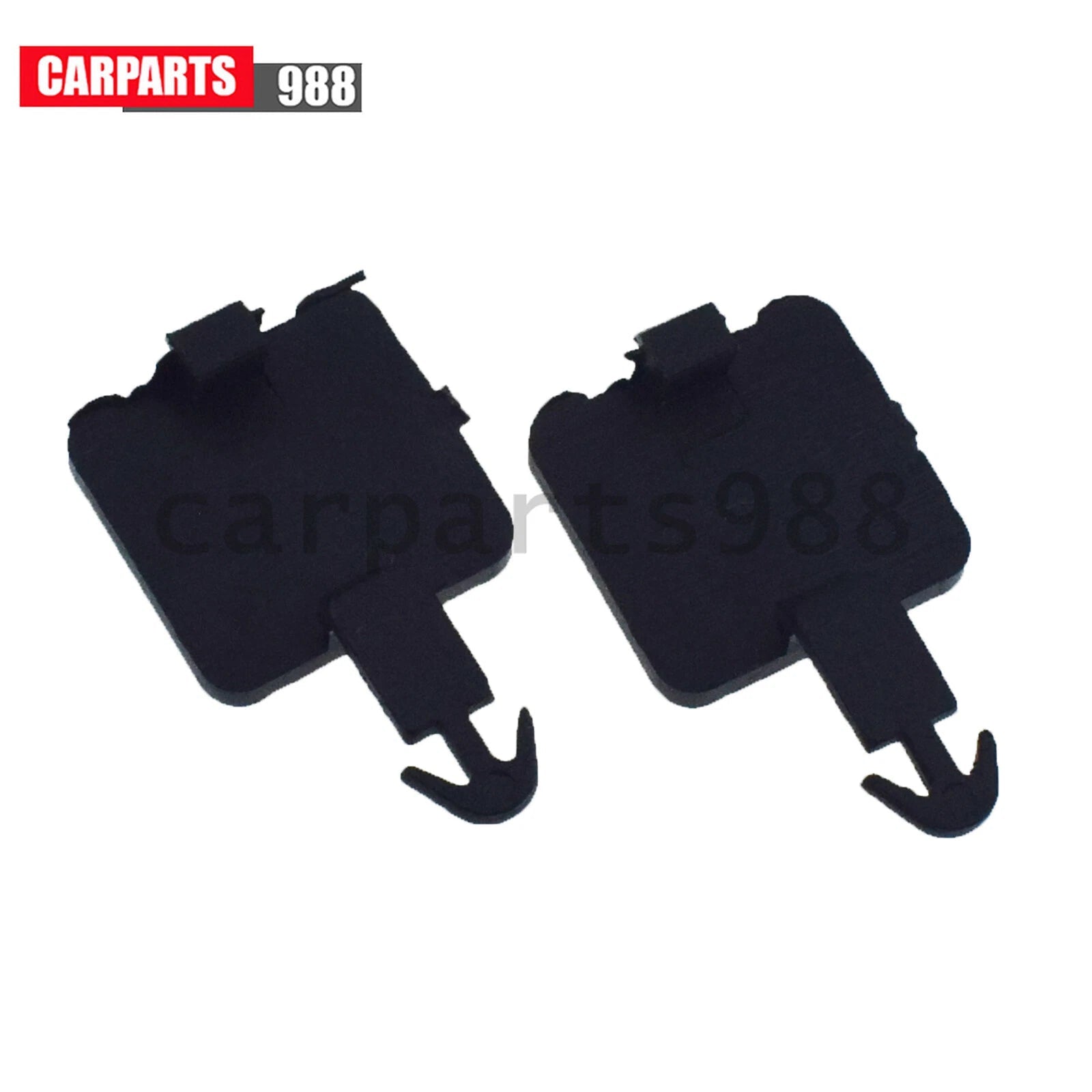 2Pcs Black Interior Door Handle Bezel Left & Right For 2007-2010 Hyundai Elantra 6B93BC-57