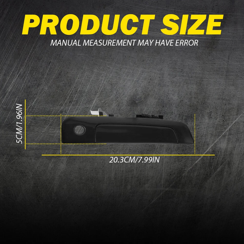 2X For 97-02 Sebring Eclipse Mirage Galant Stratus Outside Front Door Handle EOA 6B93BC-57