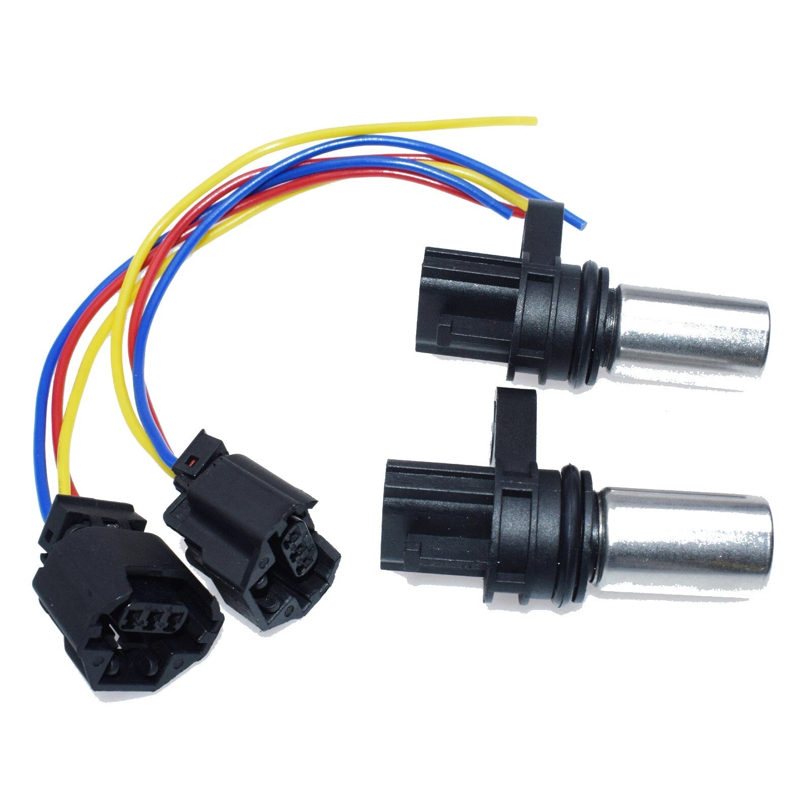 Crankshaft & Camshaft Position Sensor w/ Connectors For Nissan 2.5L 23731-6N21A 6B93BC-57