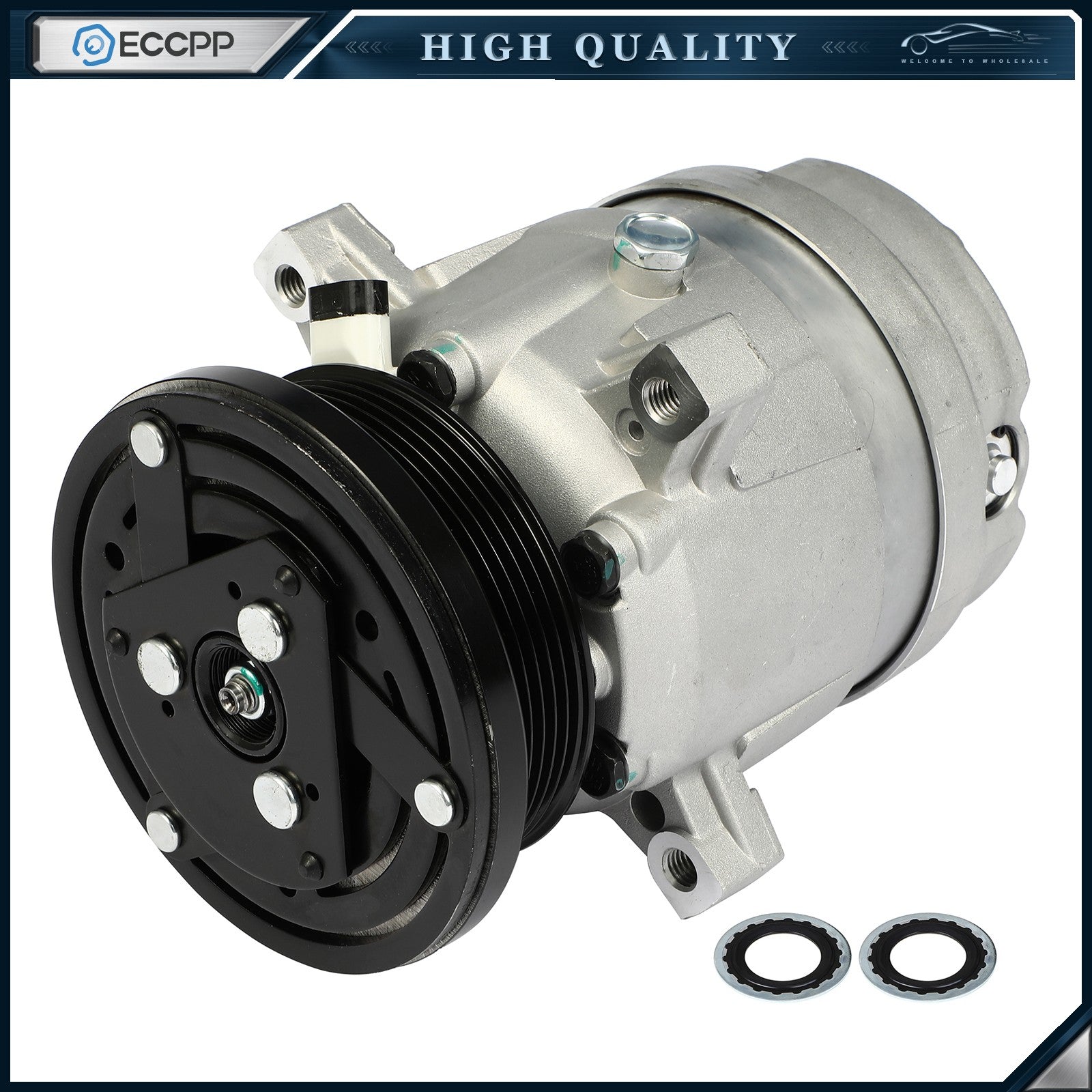 A/C AC Compressor For 1994-1996 1997 Chevrolet GMC Oldsmobile 2.2L 3.1L 3.4L 6B93BC-57