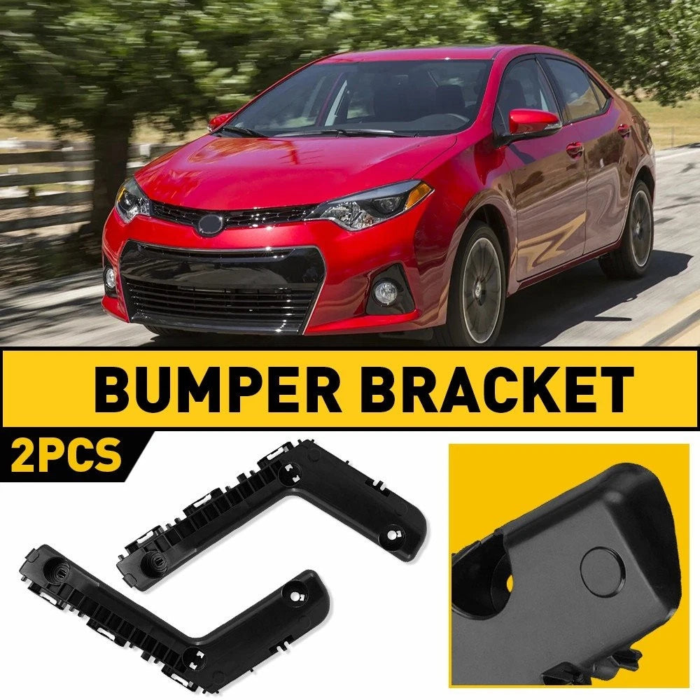 Bumper Bracket For 2014-2016 Toyota Corolla Front Passenger Driver Side 2pcs EOA 6B93BC-57